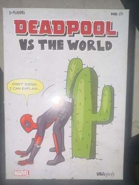 USAopoly Marvel Deadpool vs The World Party Card Game